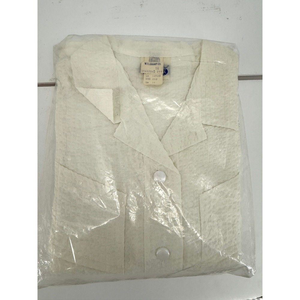 Vtg White Angel Uniform Dress Sz 16 Sealed 1940s 50s Nurse Waitress Collector